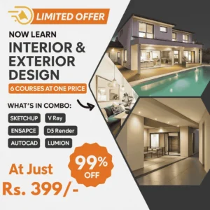 6 Interior & Exterior Design Courses in One Pack