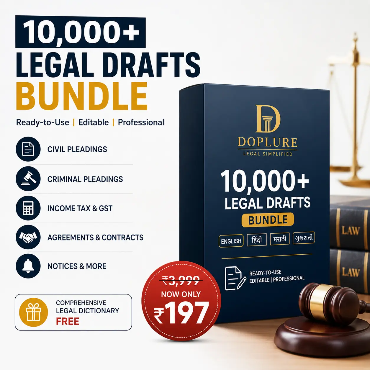 10,000+ Legal Drafts Bundle by Digitrove